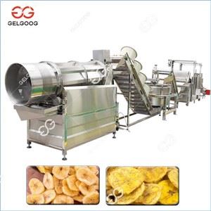 Línea automática de procesamiento de chips de plátano