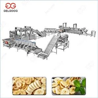 Línea de producción automática de chips de plátano frito|Planta de procesamiento de chips de plátano