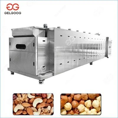 Máquina de tostado continuo de nueces
